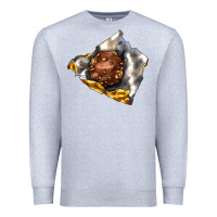 Heather Grey chocolate package Premium Sweatshirt - AdoDesignShop