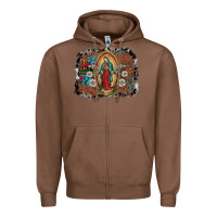 Chestnut virgin mary Zipper Hoodie - SublimationCraftShop