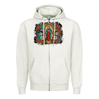 Virgin Mary Zipper Hoodie | Teevron