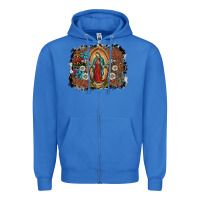 True Royal virgin mary Zipper Hoodie - SublimationCraftShop