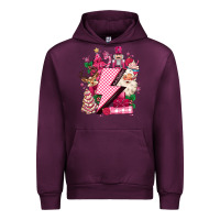 Mauve Wine pink christmas lightning bolt Urban Hoodie - MaliasSmallBusiness
