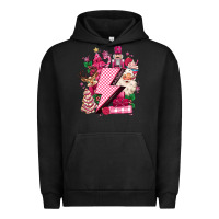Pigment Black pink christmas lightning bolt Urban Hoodie - MaliasSmallBusiness