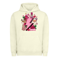 Pigment Pistachio pink christmas lightning bolt Urban Hoodie - MaliasSmallBusiness