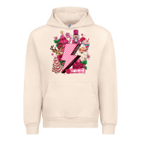Sandshell pink christmas lightning bolt Urban Hoodie - MaliasSmallBusiness