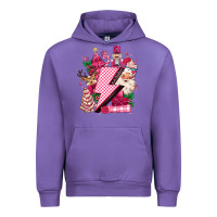 Tulip pink christmas lightning bolt Urban Hoodie - MaliasSmallBusiness