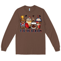 Chestnut tis' the season american football coffee cups Long Sleeve Tee - Zillion Design Studio