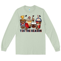 Matcha tis' the season american football coffee cups Long Sleeve Tee - Zillion Design Studio