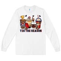 White tis' the season american football coffee cups Long Sleeve Tee - Zillion Design Studio