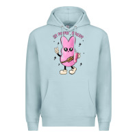 Blue Mist so peepin boujee stanley  belt bag inspired Premium Hoodie - MaliasSmallBusiness