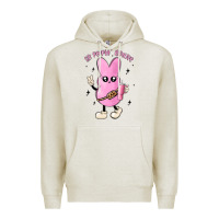Oatmeal Heather so peepin boujee stanley  belt bag inspired Premium Hoodie - MaliasSmallBusiness