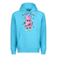 Ocean Blue so peepin boujee stanley  belt bag inspired Premium Hoodie - MaliasSmallBusiness