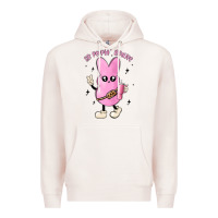 Pale Pink so peepin boujee stanley  belt bag inspired Premium Hoodie - MaliasSmallBusiness