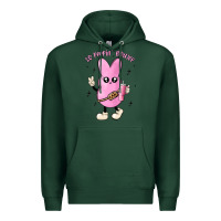 Sports Green so peepin boujee stanley  belt bag inspired Premium Hoodie - MaliasSmallBusiness