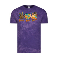 Cloud Purple peace love fall Vintage Tee - BarkalooDesign