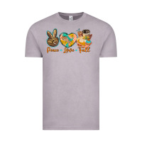 Vintage Zinc peace love fall Vintage Tee - BarkalooDesign