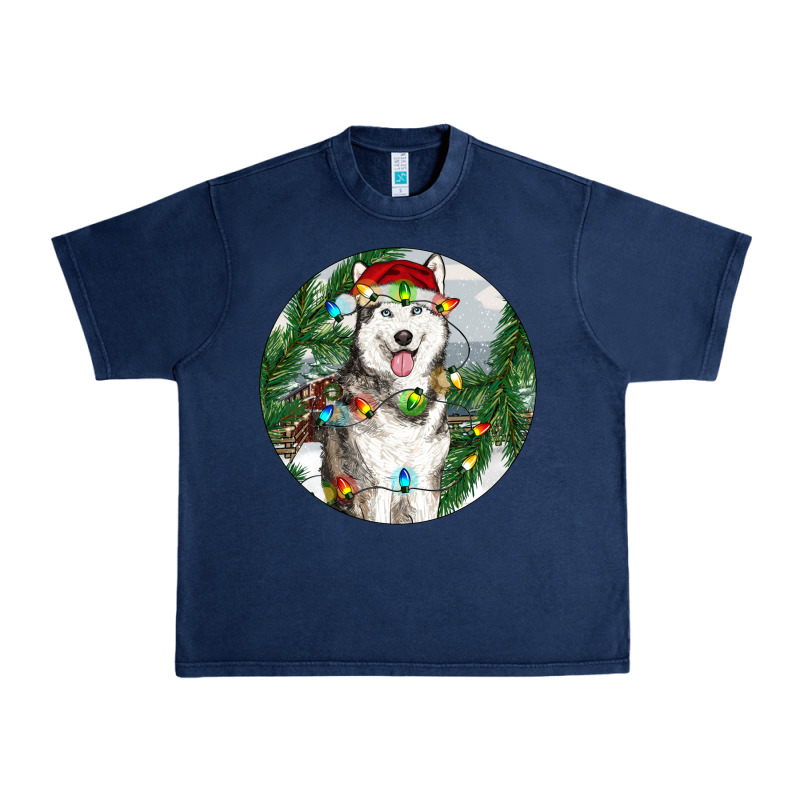 Husky And Farm Ornament Urban Heavy Tee by RanaPortraitStore | Teevron