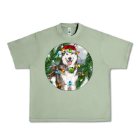 Oil Green husky and farm ornament Urban Heavy Tee - RanaPortraitStore