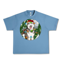 Pebble Blue husky and farm ornament Urban Heavy Tee - RanaPortraitStore