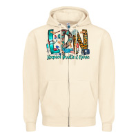 Sandshell lpn Zipper Hoodie - CowhideDigitalArt
