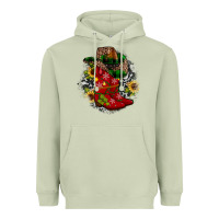 Matcha Christmas Cowboy Boots Heavyweight Hoodie - JahusDesignShop