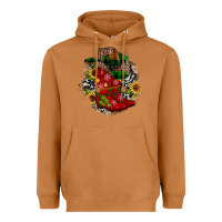Meerkat Christmas Cowboy Boots Heavyweight Hoodie - JahusDesignShop