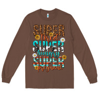 Chestnut super tired super hungry super pregnant Long Sleeve Tee - texasbilliewilder