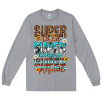 Heather Grey super tired super hungry super pregnant Long Sleeve Tee - texasbilliewilder