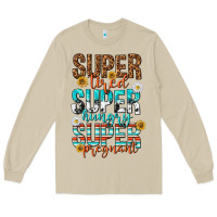 Mushroom super tired super hungry super pregnant Long Sleeve Tee - texasbilliewilder