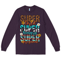 Plum super tired super hungry super pregnant Long Sleeve Tee - texasbilliewilder