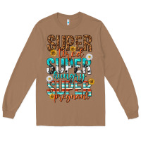 Toasted Coconut super tired super hungry super pregnant Long Sleeve Tee - texasbilliewilder