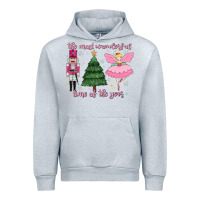 Heather Grey the most wonderful time of the year Urban Hoodie - MaliasSmallBusiness