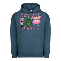 Pigment Midnight Navy the most wonderful time of the year Urban Hoodie - MaliasSmallBusiness