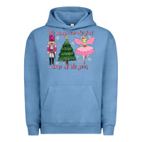 Pigment Pebble Blue the most wonderful time of the year Urban Hoodie - MaliasSmallBusiness
