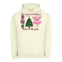 Pigment Pistachio the most wonderful time of the year Urban Hoodie - MaliasSmallBusiness
