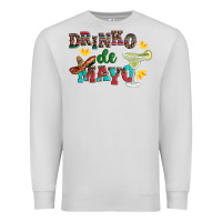 Dove Grey drinko de mayo with margarita and  sombrero Premium Sweatshirt - Artiststas