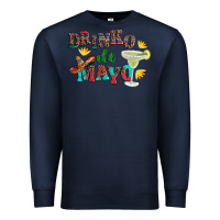 Navy drinko de mayo with margarita and  sombrero Premium Sweatshirt - Artiststas