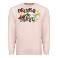 Pale Pink drinko de mayo with margarita and  sombrero Premium Sweatshirt - Artiststas