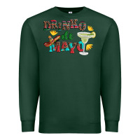 Sports Green drinko de mayo with margarita and  sombrero Premium Sweatshirt - Artiststas