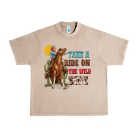 French Oak take a ride on the wild side with rodeo Urban Heavy Tee - texasbilliewilder