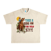 Sandshell take a ride on the wild side with rodeo Urban Heavy Tee - texasbilliewilder