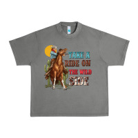 Tornado take a ride on the wild side with rodeo Urban Heavy Tee - texasbilliewilder