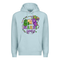 Blue Mist mardi gras game Premium Hoodie - MaliasSmallBusiness
