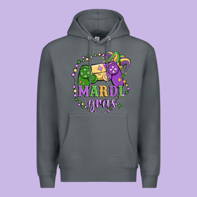 Mardi Gras Game Premium Hoodie Designed By Maliassmallbusiness