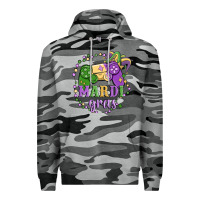 Slate Camo mardi gras game Premium Hoodie - MaliasSmallBusiness
