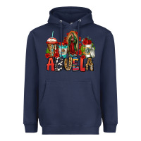 Navy lady of guadalupe abuela coffee cups Heavyweight Hoodie - Jasminsmagicworld