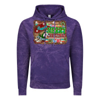 Cloud Purple merry christmas western boots Vintage Hoodie - AdoDesignShop