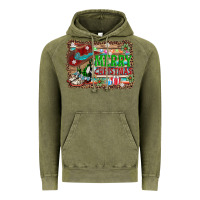 Vintage Olive merry christmas western boots Vintage Hoodie - AdoDesignShop