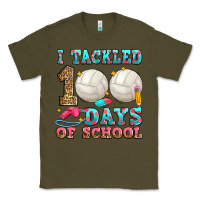 Army Green i tackled 100 days of school volleyball Classic Tee - Zillion Design Studio