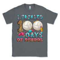 Charcoal Heather i tackled 100 days of school volleyball Classic Tee - Zillion Design Studio