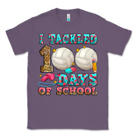 Lavender i tackled 100 days of school volleyball Classic Tee - Zillion Design Studio